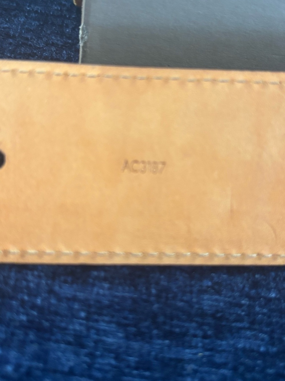 Louis Vuitton Brown Monogram Belt with Gold LV Buckle - Picture 9 of 13